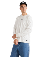 The RVCA Mens Benj Long Sleeve T-Shirt in Salt