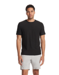 The Vuori Mens Strato Tech T-Shirt in Black