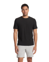 The Vuori Mens Strato Tech T-Shirt in Black