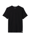 The Vuori Mens Strato Tech T-Shirt in Black