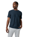 Strato Tech T-Shirt in Navy Heather