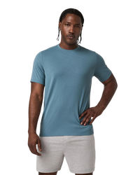 The Vuori Mens Current Tech T-Shirt in Pond