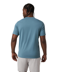 The Vuori Mens Current Tech T-Shirt in Pond