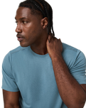 The Vuori Mens Current Tech T-Shirt in Pond