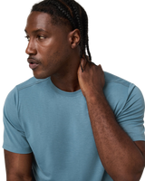 The Vuori Mens Current Tech T-Shirt in Pond