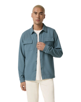 Waffle Shirt Jacket in Abyss