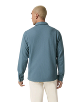 Waffle Shirt Jacket in Abyss