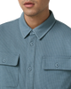Waffle Shirt Jacket in Abyss