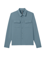 Waffle Shirt Jacket in Abyss