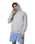 Seaside Hoodie in Light Heather Grey