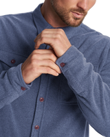 Aspen Shirt Jacket in Azure Heather