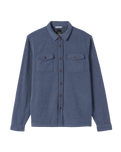 Aspen Shirt Jacket in Azure Heather