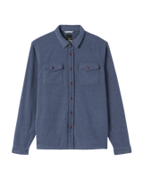 Aspen Shirt Jacket in Azure Heather