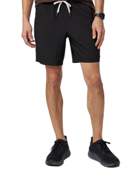 The Vuori Mens Kore Shorts in Black