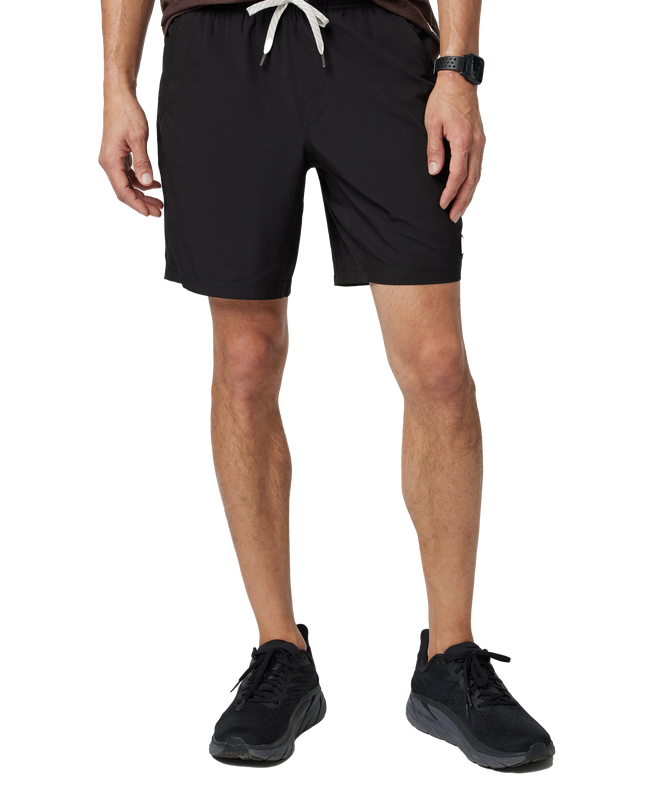 The Vuori Mens Kore Shorts in Black