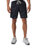The Vuori Mens Kore Shorts in Black Watercolour & Camo