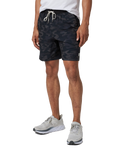 The Vuori Mens Kore Shorts in Black Watercolour & Camo