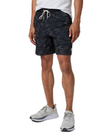 The Vuori Mens Kore Shorts in Black Watercolour & Camo