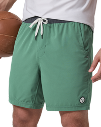 Kore Volley Shorts in Hedge Green