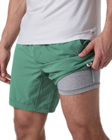Kore Volley Shorts in Hedge Green