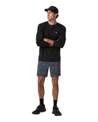 The Vuori Mens Kore Volley Shorts in Moonlight Sand
