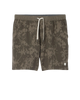 The Vuori Mens Banks Session Shorts in Root Earth Linen Texture