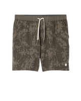 The Vuori Mens Banks Session Shorts in Root Earth Linen Texture