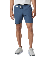 Banks Volley Shorts in Azure Linen Texture