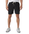 Banks Shorts in Solid Black