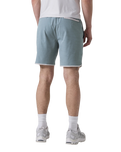 Banks Volley Shorts in Dusty Blue Slub Stripe