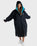 The Dryrobe Advance Long Sleeved in Black & Blue