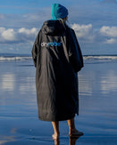 The Dryrobe Advance Long Sleeved in Black & Blue