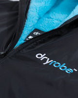 The Dryrobe Advance Long Sleeved in Black & Blue