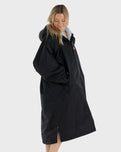 The Dryrobe Advance Long Sleeved in Black & Grey