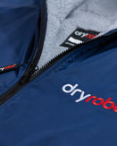 The Dryrobe Advance Long Sleeved in Navy & Grey