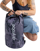 Compression Travel Bag in Black Camo