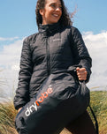 The Dryrobe Compression Travel Bag in Black