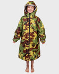 The Dryrobe Kids Advance Long Sleeved in Camo & Grey
