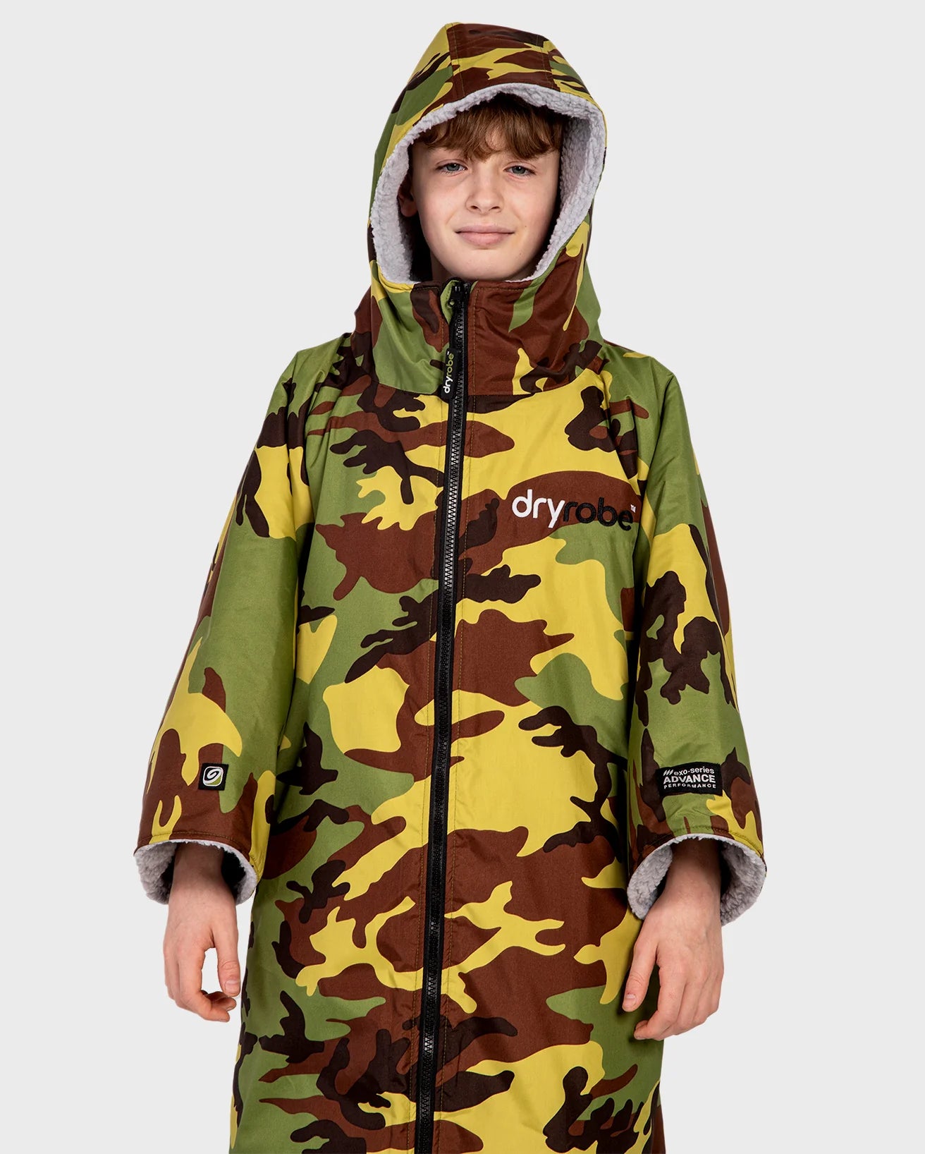 The Dryrobe Kids Advance Short Sleeved Dryrobe in Multi | Anns Cottage ...