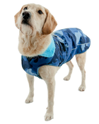 The Dryrobe Dog Dryrobe in Blue Camo & Blue | Available at Anns Cottage