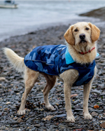 The Dryrobe Dog Dryrobe in Blue Camo & Blue | Available at Anns Cottage