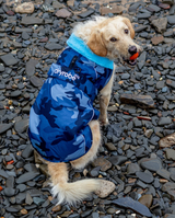 The Dryrobe Dog Dryrobe in Blue Camo & Blue | Available at Anns Cottage
