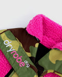The Dryrobe Dog Dryrobe in Camo & Pink