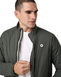 The Vuori Mens Echo Insulated Jacket 2.0 in River Rock