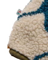 Valiant Deep-Pile Sherpa Fleece Jacket in Abstract Trails Pebble Grey