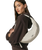 Arden Crescent Sling Bag in Bone