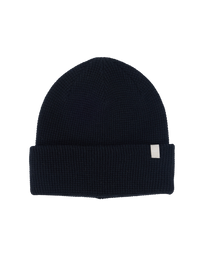 Alpine Waffle Beanie in Black