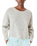 Vitow Jumper in Melange Light Grey