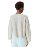 Vitow Jumper in Melange Light Grey