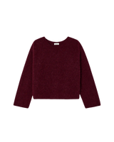 Vitow Jumper in Dark Red Melange